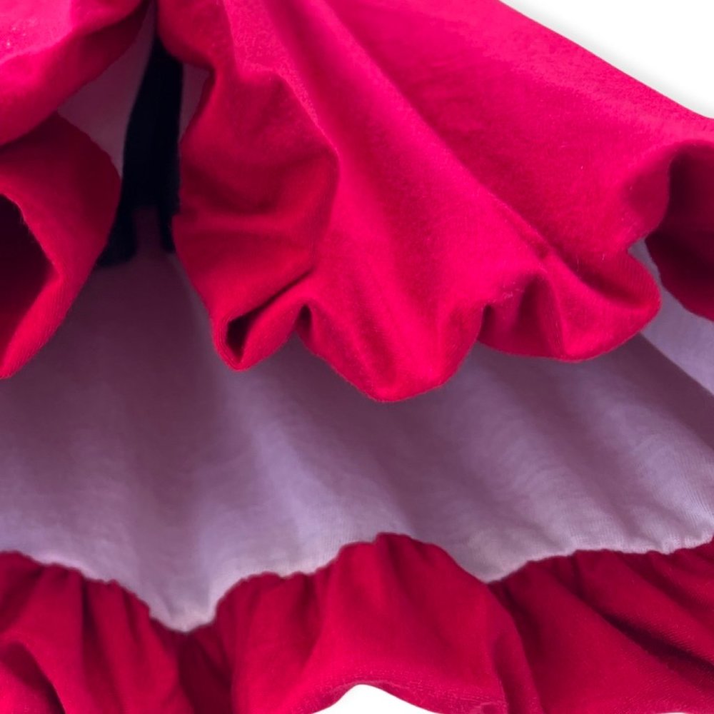 🌸4/$50🌸 Red Halter Wrap Cocktail Dress Satin Sash Lined Bubble Hem - Picture 7 of 13